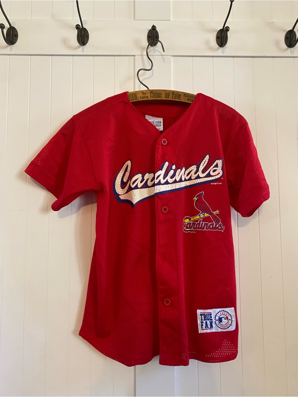 Rare Vintage Kids' St. Louis Cardinals Red Baseball Jersey 90’s 1999